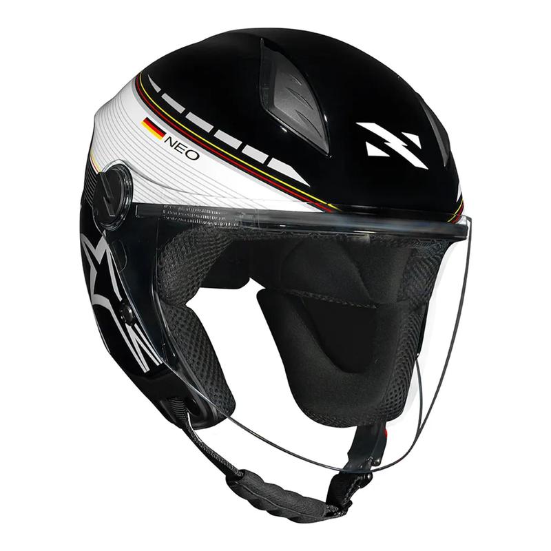 Capacete norisk neo grand prix germany alemanha bandeiras